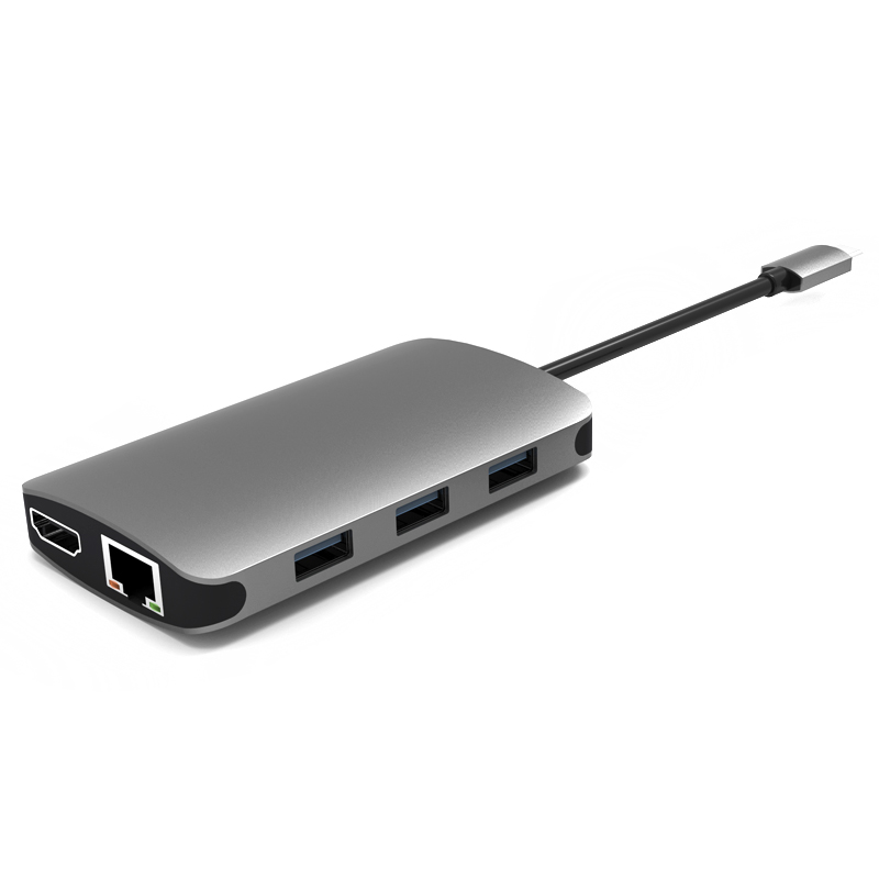 USB C HUB-9 in 1