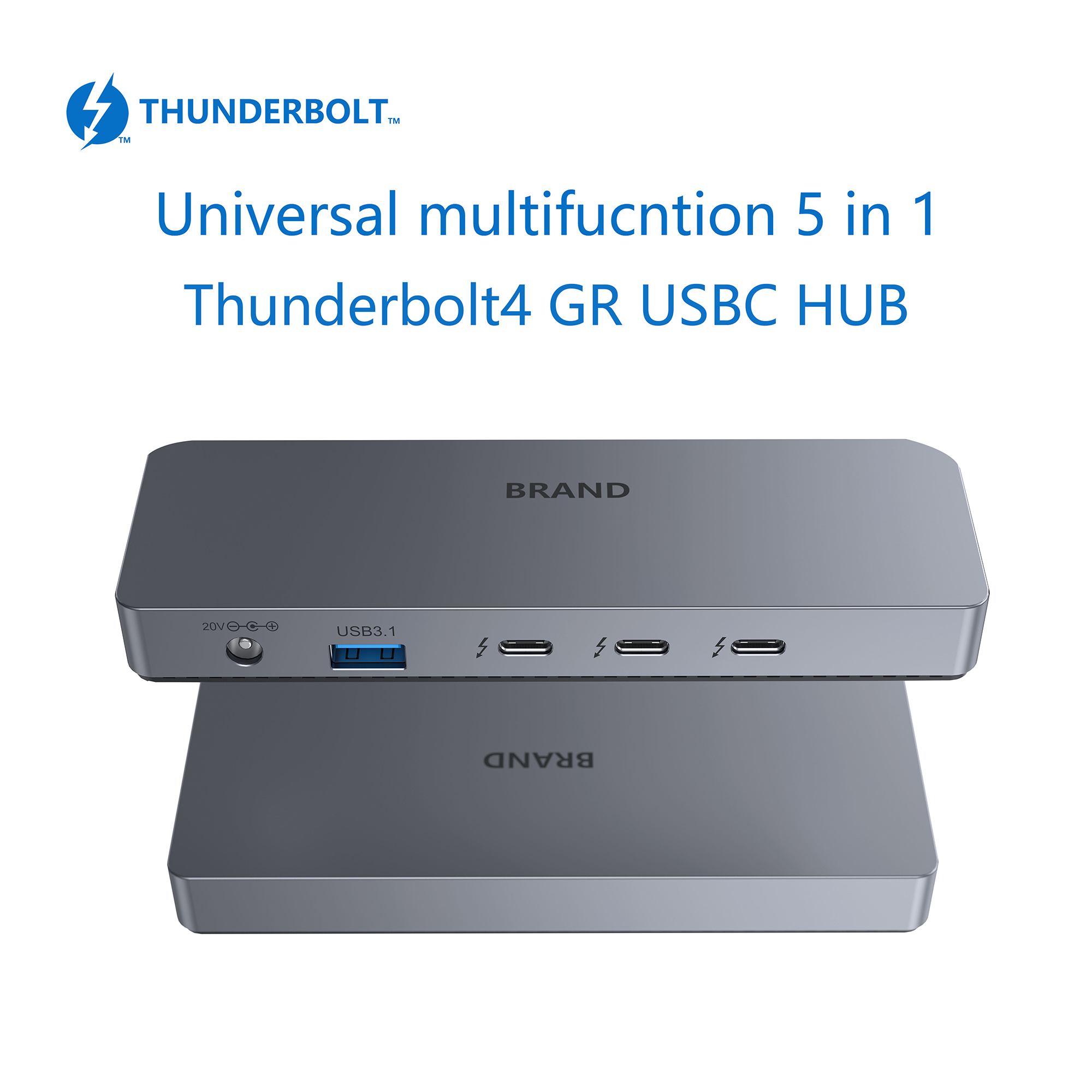 UCN3668 Thunderbolt4 GR USBC HUB