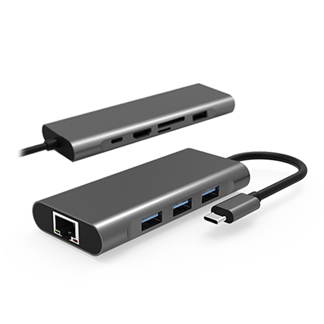 USB C HUB-9 in 1